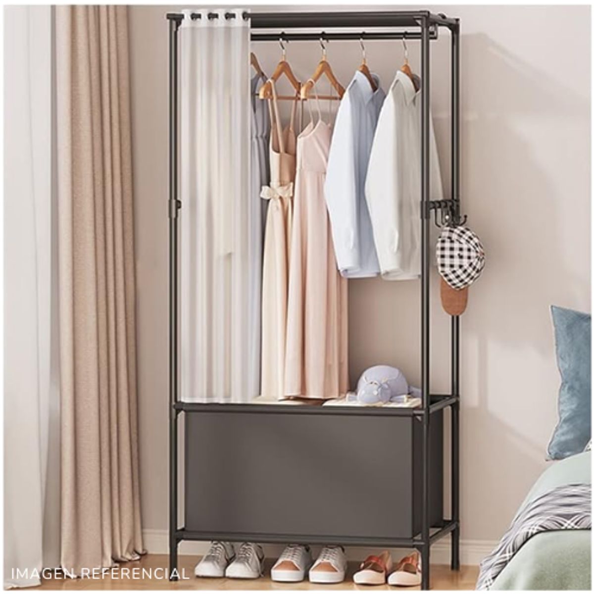 INSPIRA MARKET - Perchero Colgador de Ropa Estante Organizador