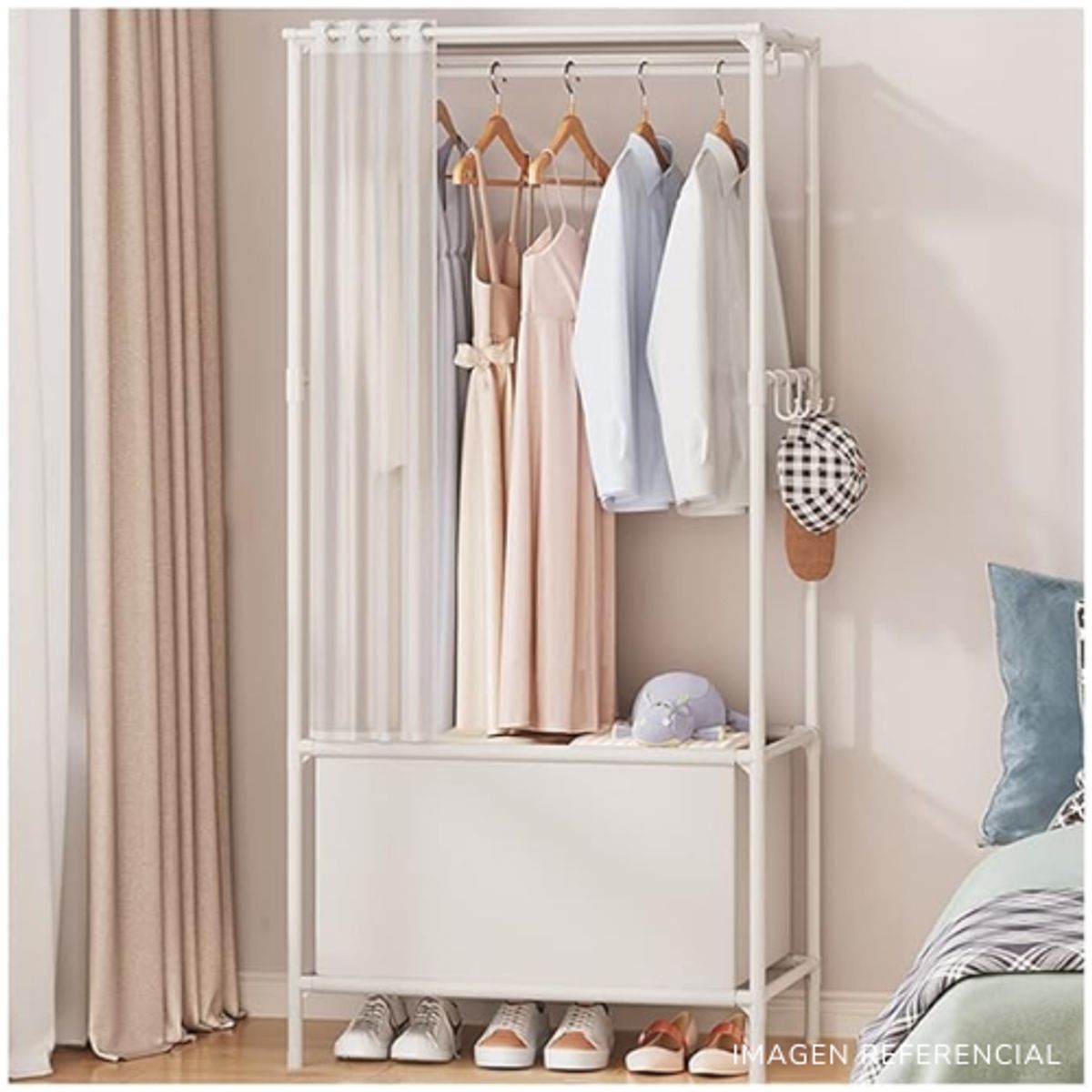 INSPIRA MARKET - Perchero Colgador de Ropa Estante Organizador