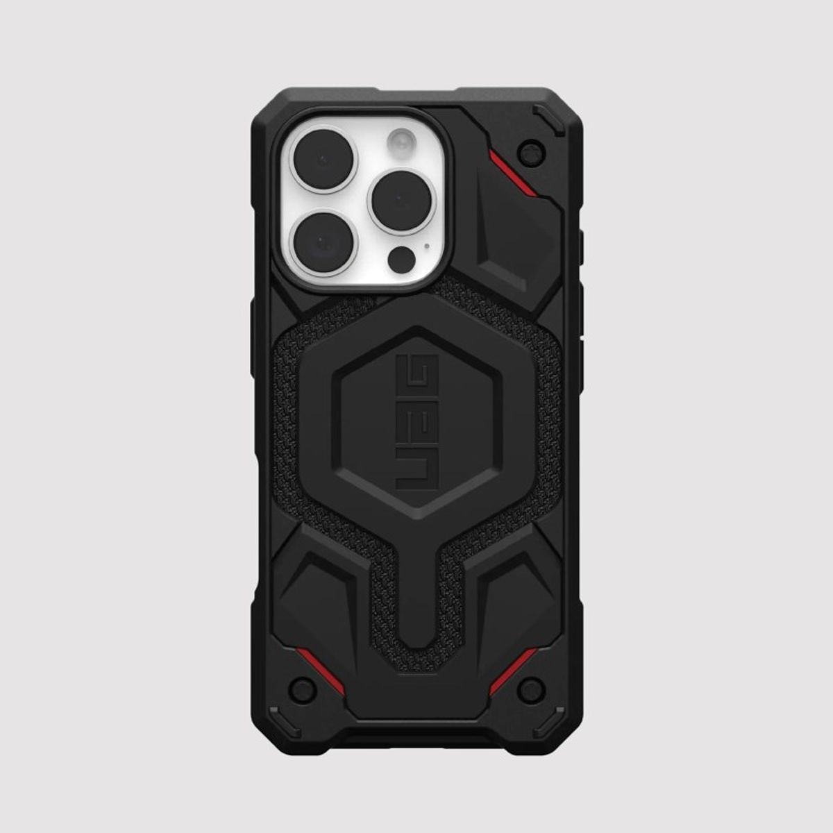 URBAN ARMOR GEAR - Case Negro UAG Pro Kevlar Para iPhone 16 Pro Con MagSafe