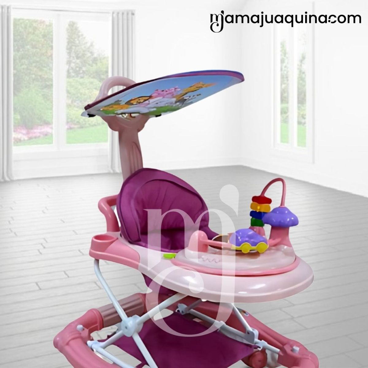 BABY - Andador con Tablero Musical «FIRST WALK»  Pink