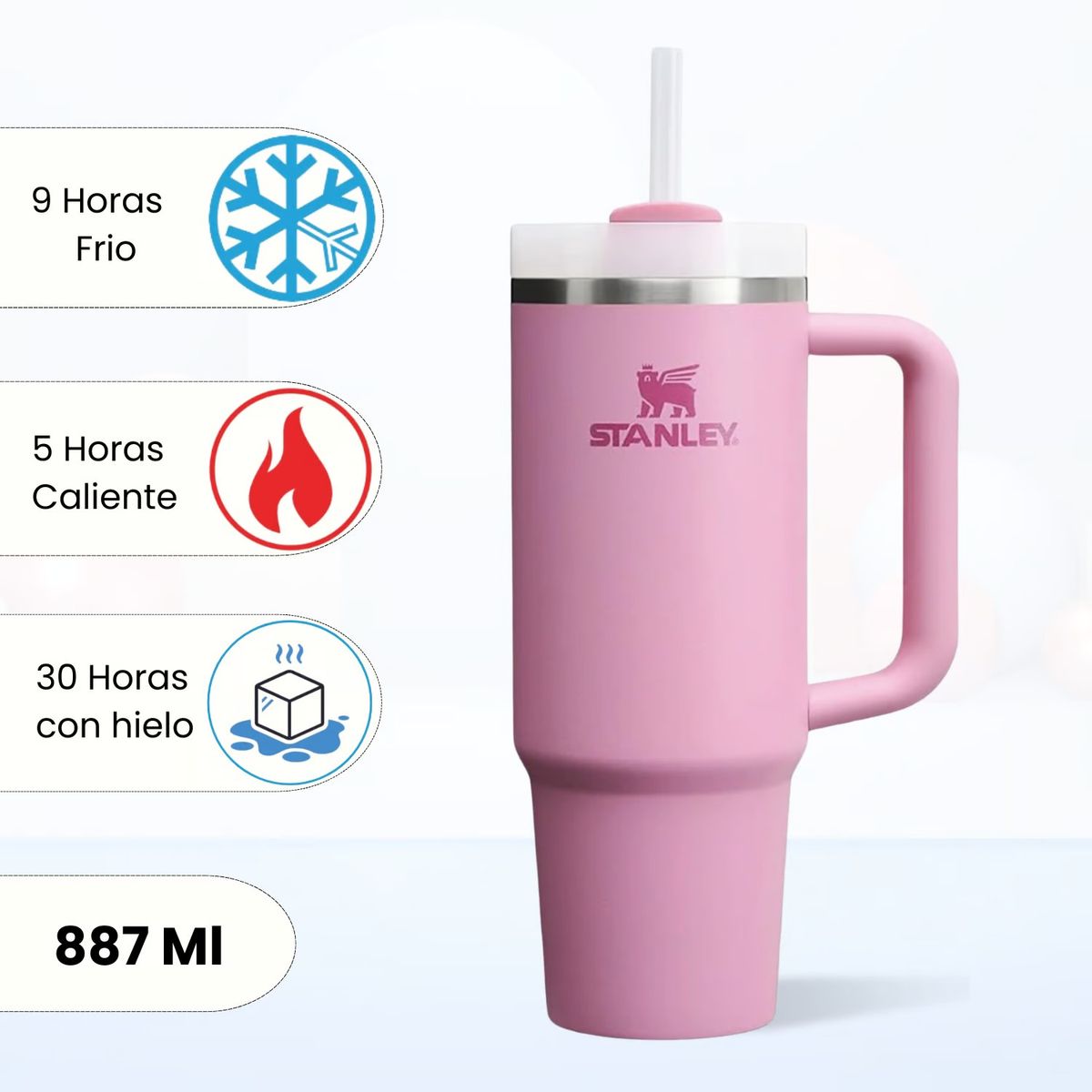 STANLEY - Quencher H2.0 Adventure Peony Stanley 887 Ml