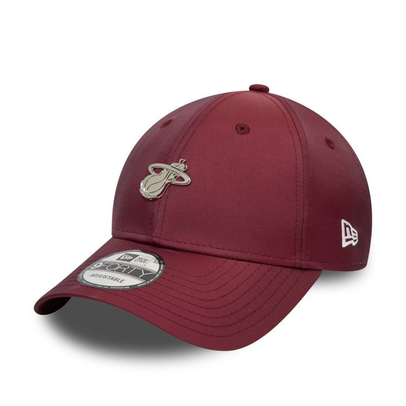 NEW ERA - Gorra 9Forty NBA  Miami Heat Tech Dark Red
