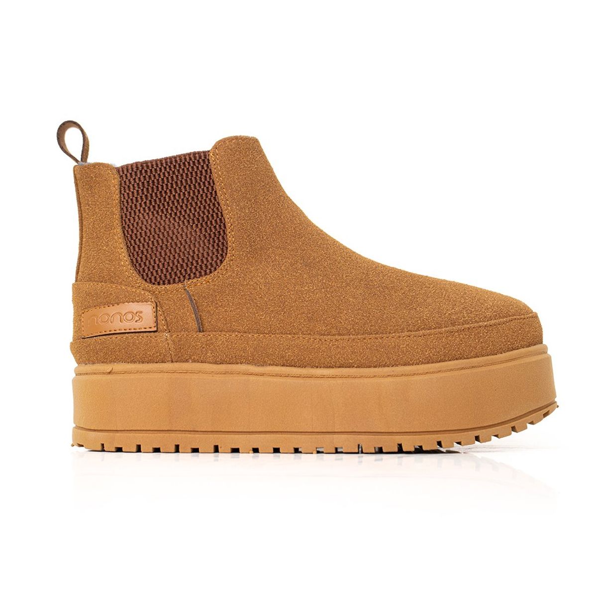 NONOS - PantuBotas Plataforma Mujer Nonos SC9 Camel