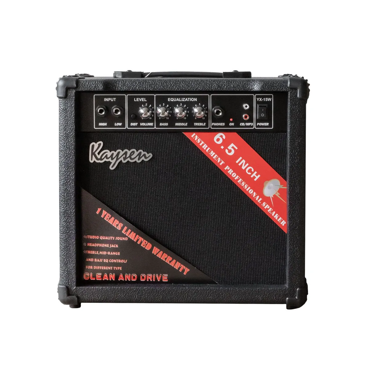 GENERICO - Amplificador De Guitarra 15 Watts KAYSEN RX-15W