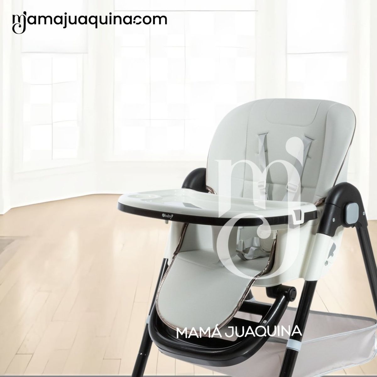 BABY - Silla de Comer Plegable «ALAI» White