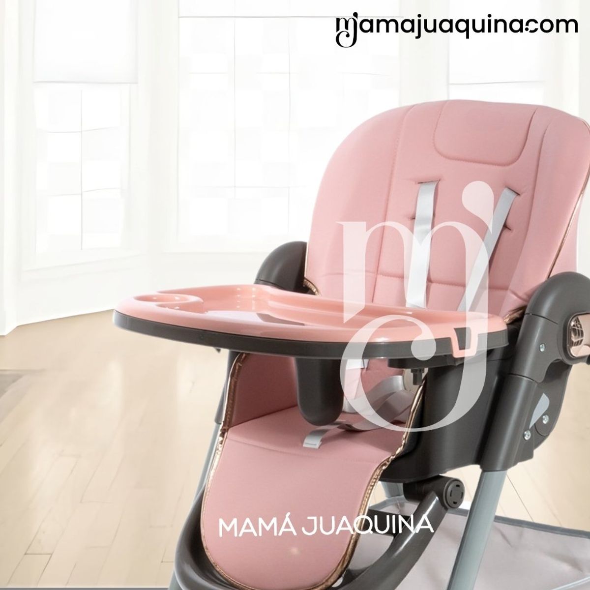 BABY - Silla de Comer Plegable «ALAI» Pink