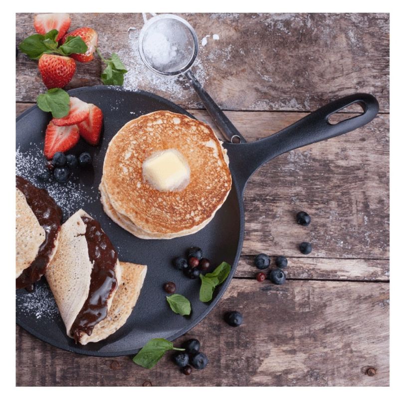 VICTORIA - SARTÉN COMAL VICTORIA DE HIERRO FUNDIDO 26 CM DIAMETRO