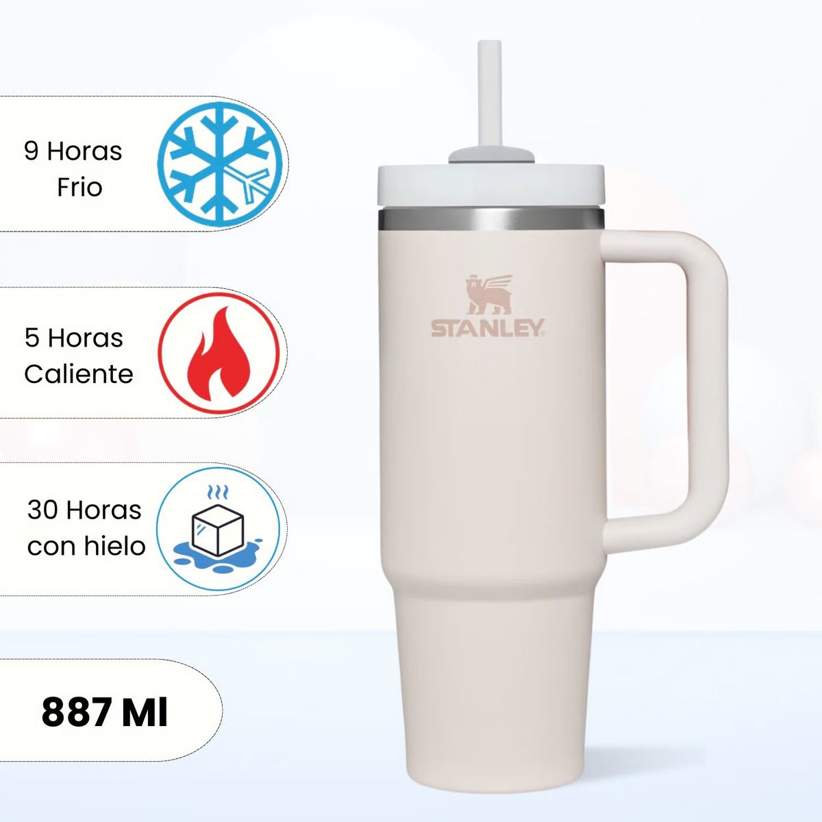 STANLEY - Quencher H2.0 Adventure Rose Quartz Stanley 887 Ml