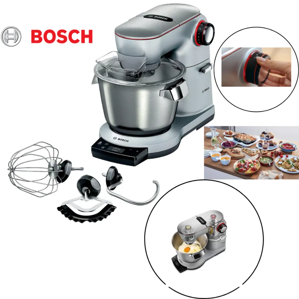 BOSCH - Batidora Bosch Robot de cocina con báscula OptiMUM 1600 W