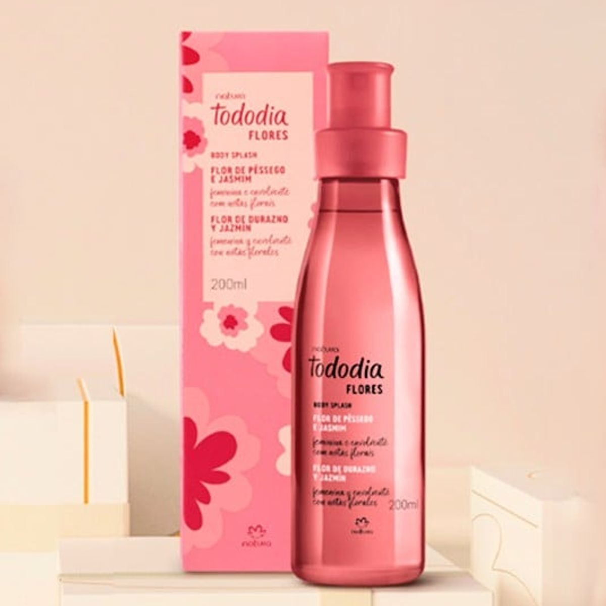 NATURA - Body splash Flor de Flor de Durazno y Jazmín Tododia natura 200 ml