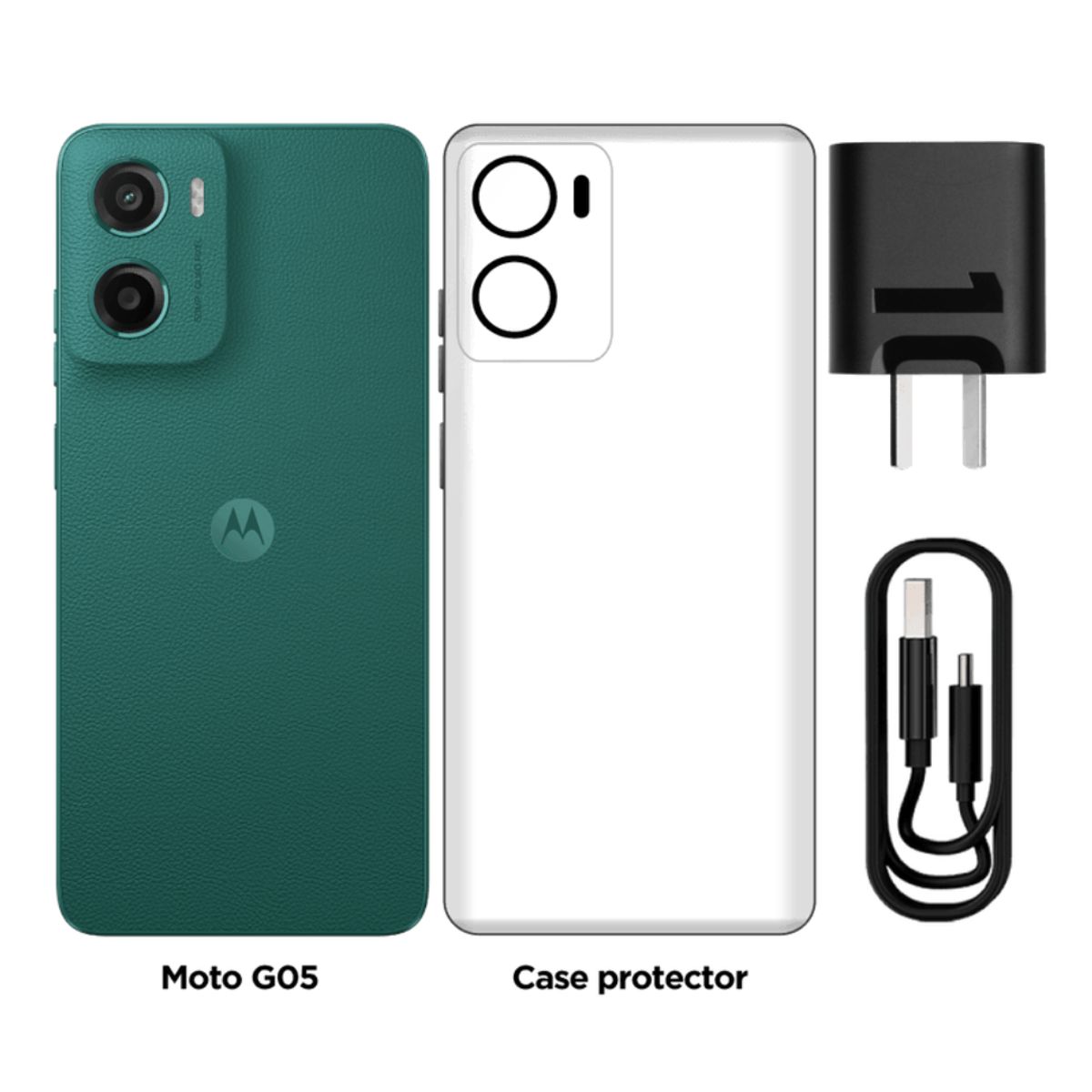 MOTOROLA - CELULAR MOTOROLA MOTO G05 4GB RAM 128GB ROM - VERDE PROFUNDO