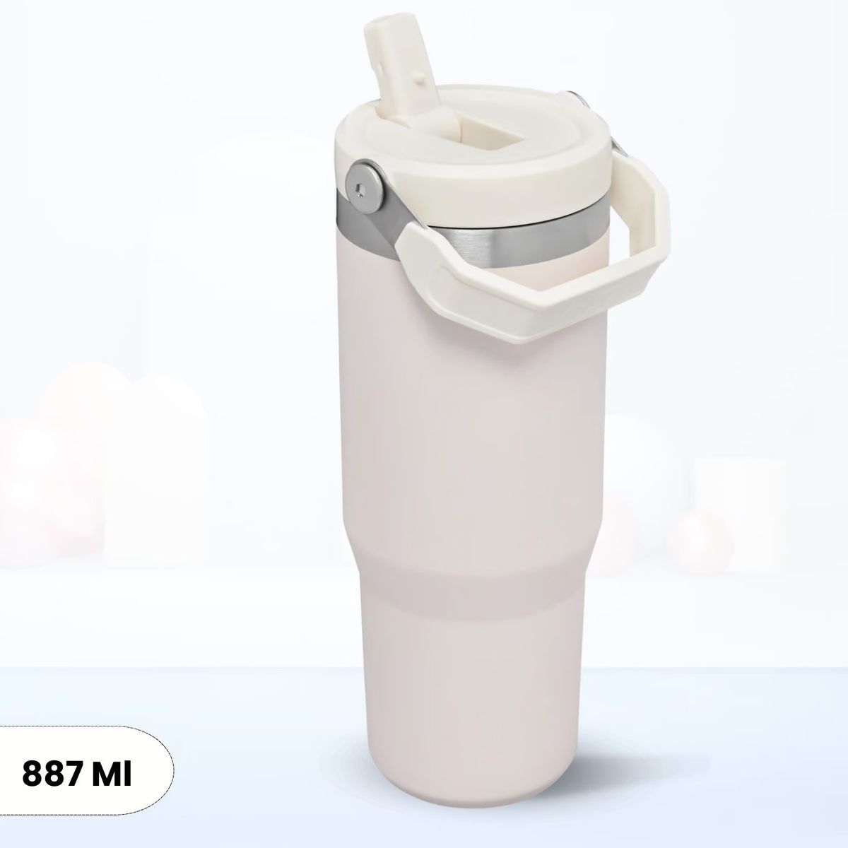 STANLEY - Flip Straw Tumbler Rose Quartz Stanley 887 Ml