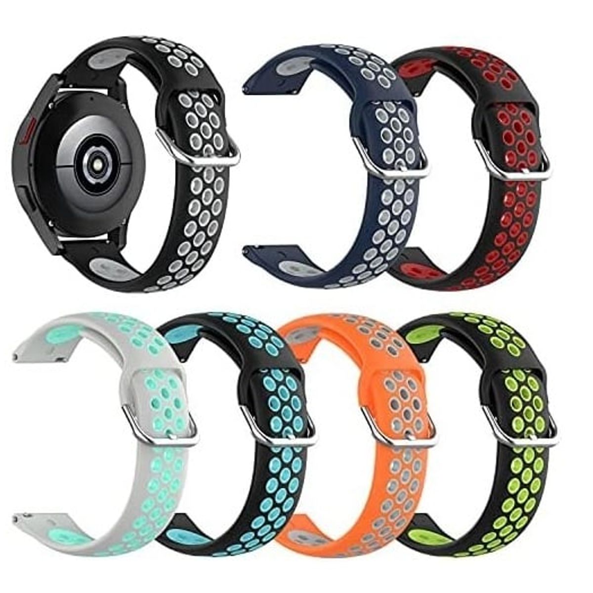GENERICO - CORREA DEPORTIVA PARA SMARTWATCH 20MM AZUL