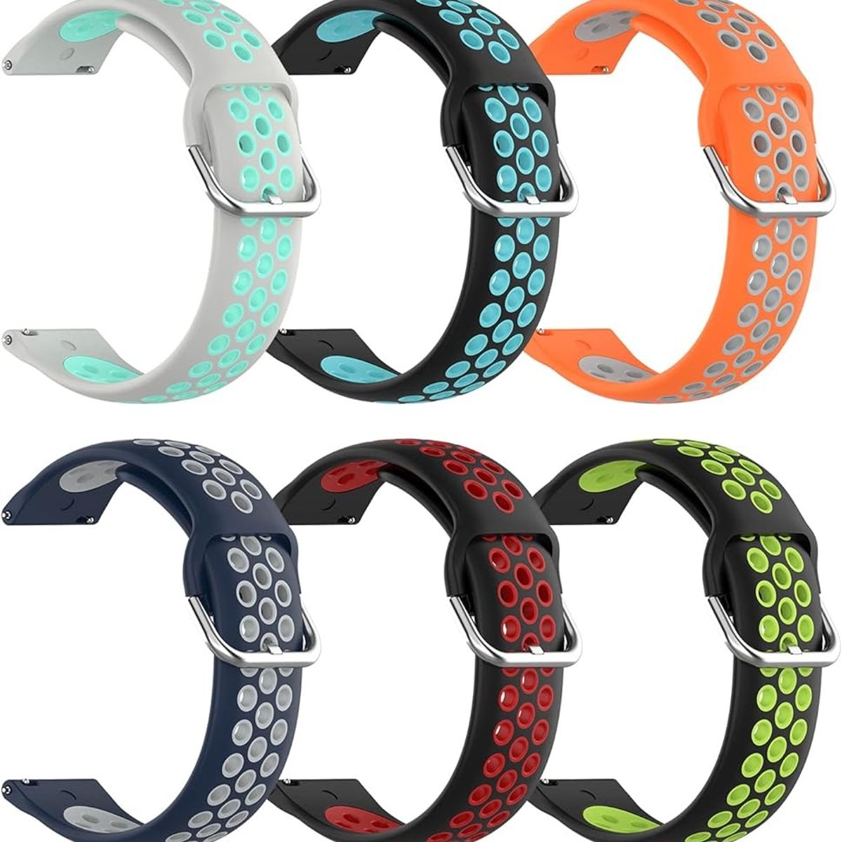 GENERICO - CORREA DEPORTIVA PARA SMARTWATCH 20MM VERDE