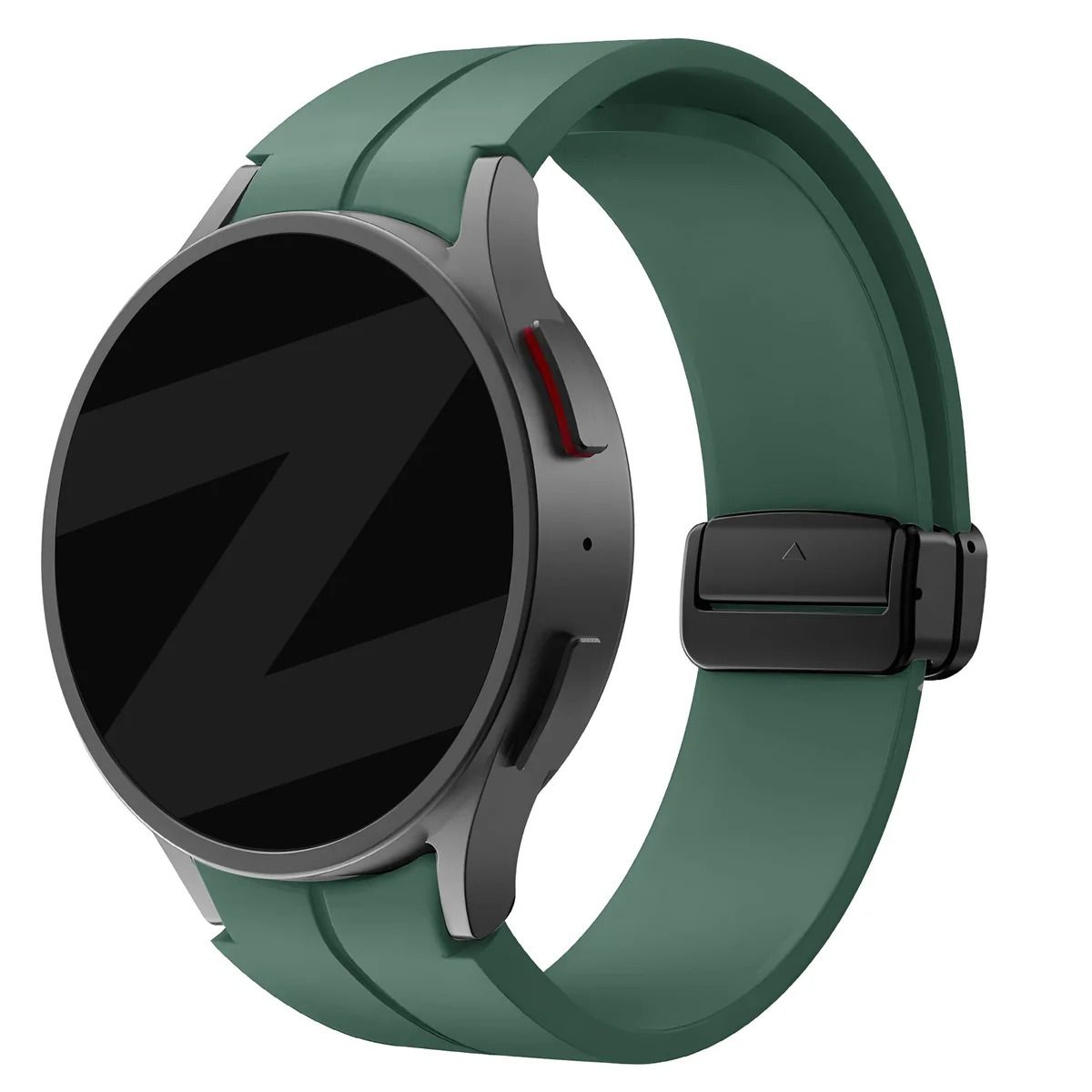 GENERICO - CORREA SILICONA IMANTADA PARA SAMSUNG WATCH 5 PRO (20MM) VERDE