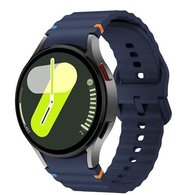 GENERICO - CORREA SILICONA DEPORTIVA PARA SAMSUNG WATCH 4-5-5 PRO-6 AZUL