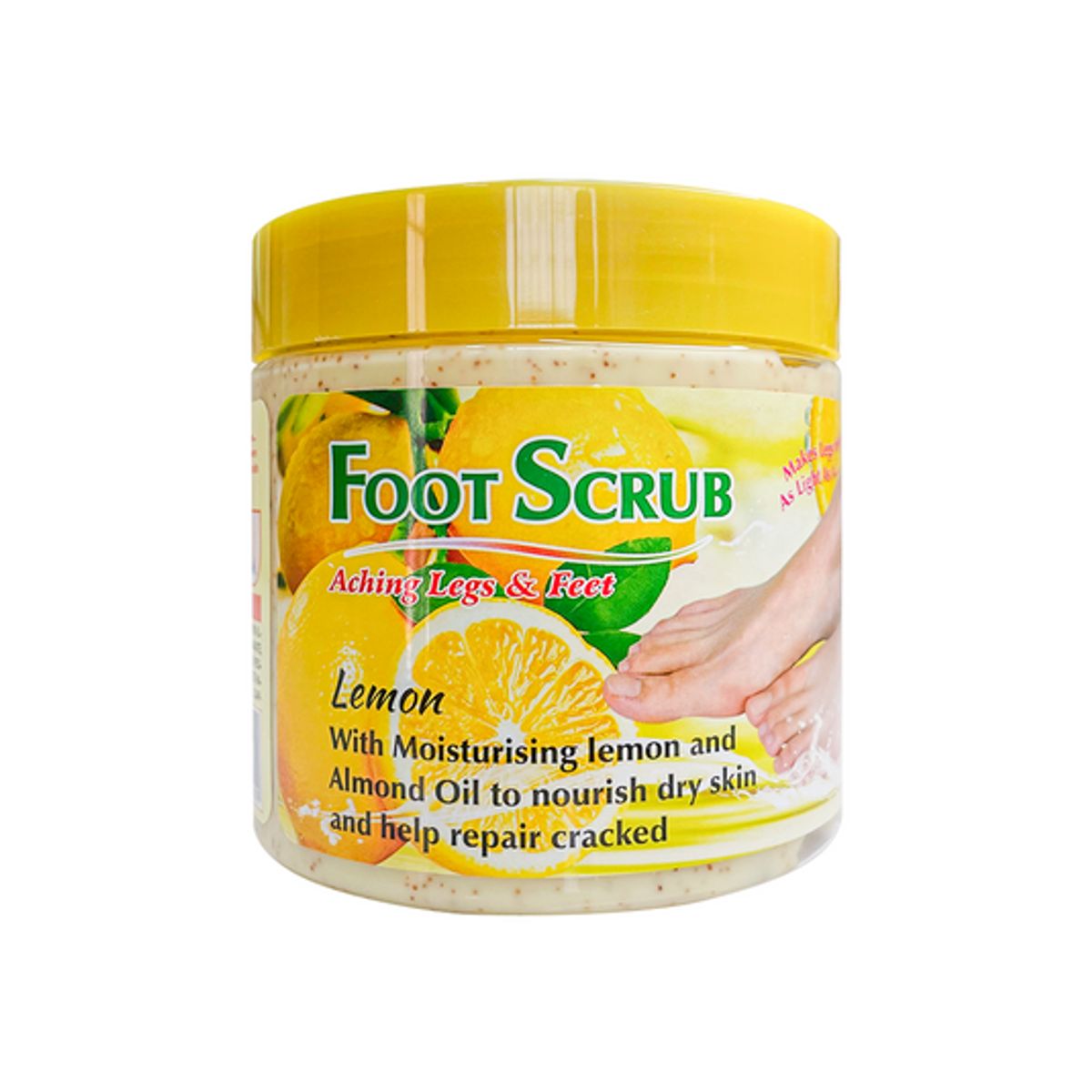 GENERICO - Exfoliante de pies Limón 500ml - Fruit of the Wokali