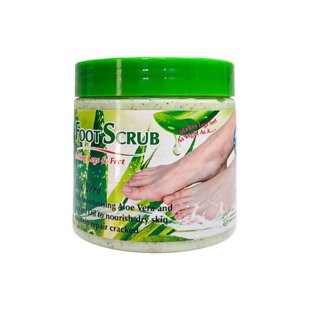 GENERICO - Exfoliante de pies Aloe Vera 500ml - Fruit of the Wokali