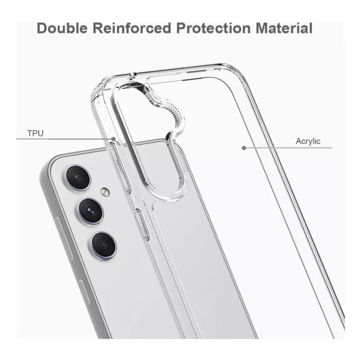 GENERICO - Case space samsung galaxy s23 - transparente