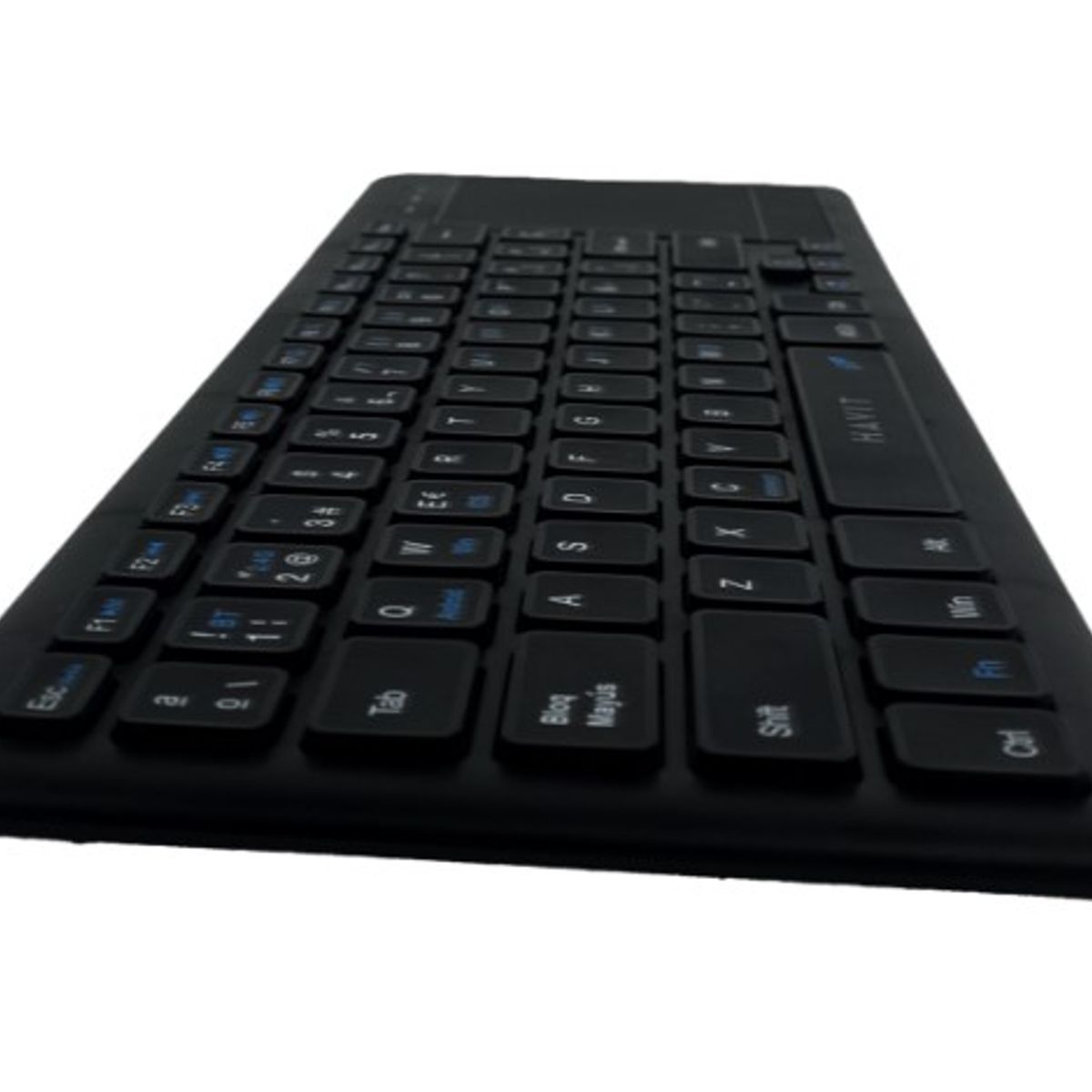 HAVIT - TECLADO CON PAD MOUSE BLACK HAVIT KB234WB-SP