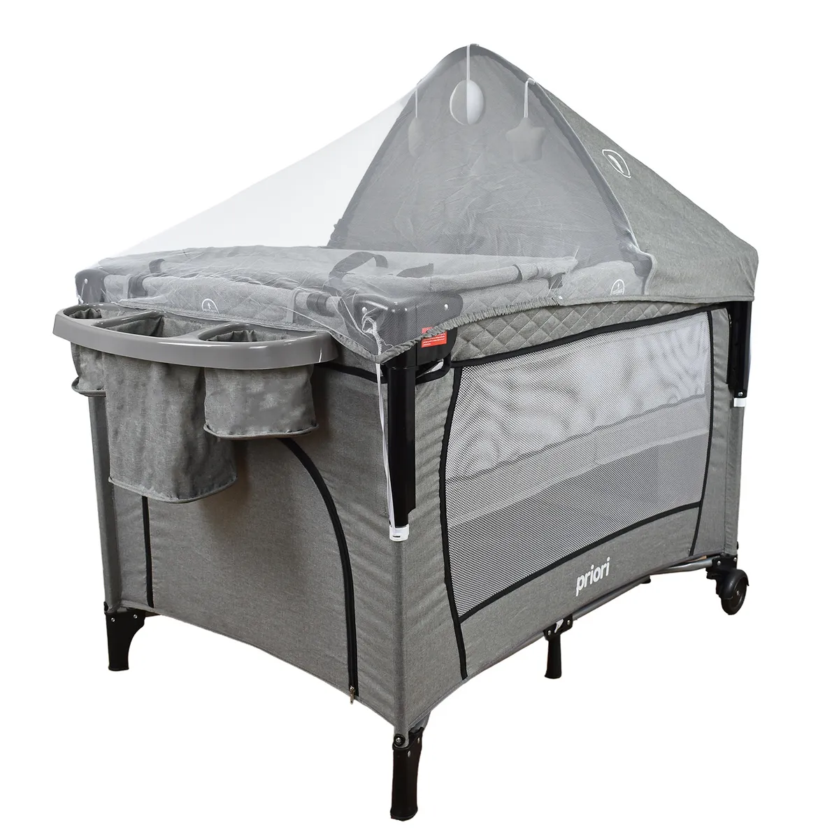 Priori - Cuna Corral Bebé Tipo Colecho Priori Pro-Max Gris