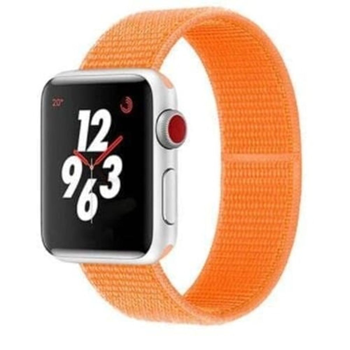 GENERICO - CORREA NYLON PARA SMARTWATCH 22MM NARANJA