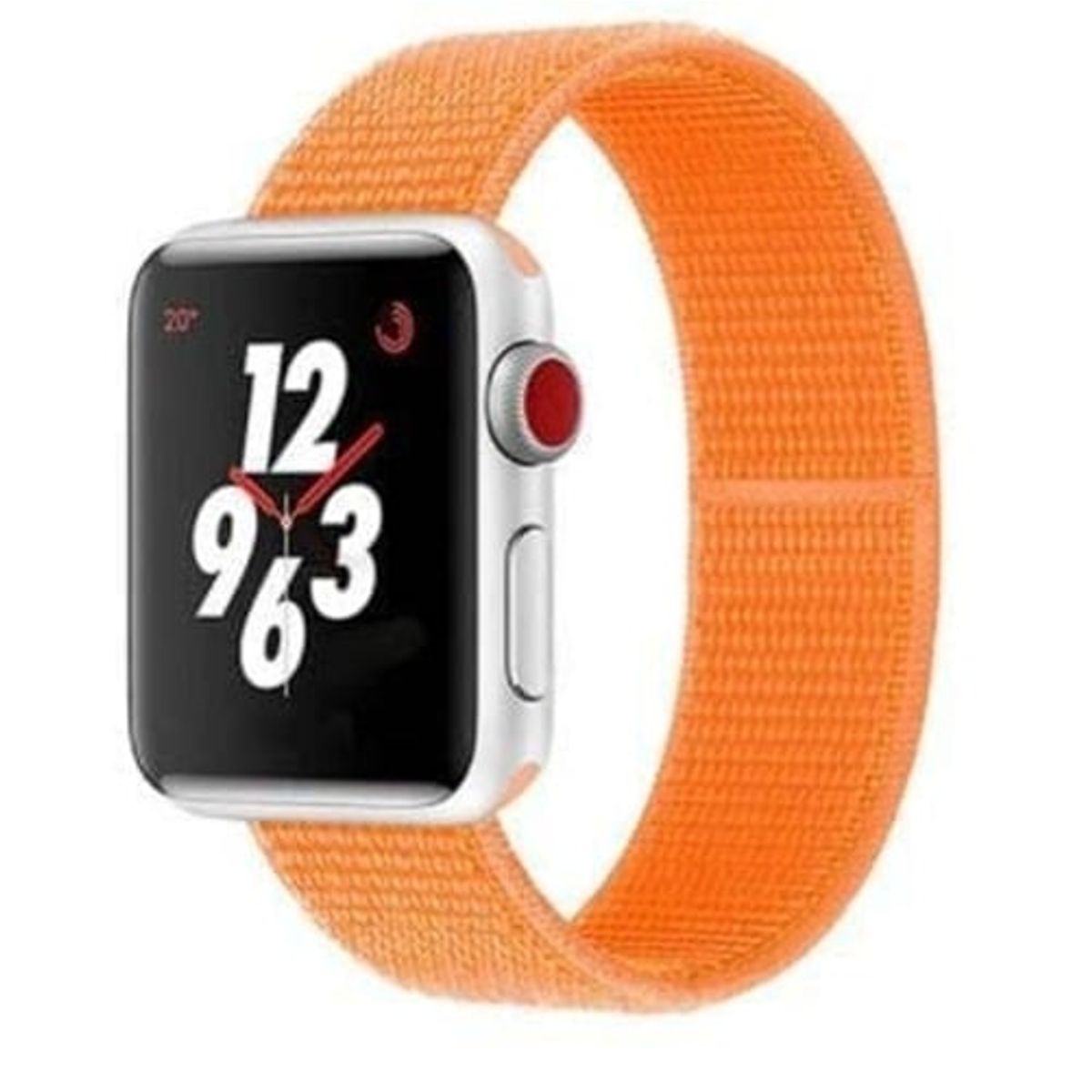 GENERICO - CORREA NYLON PARA SMARTWATCH 22MM NARANJA