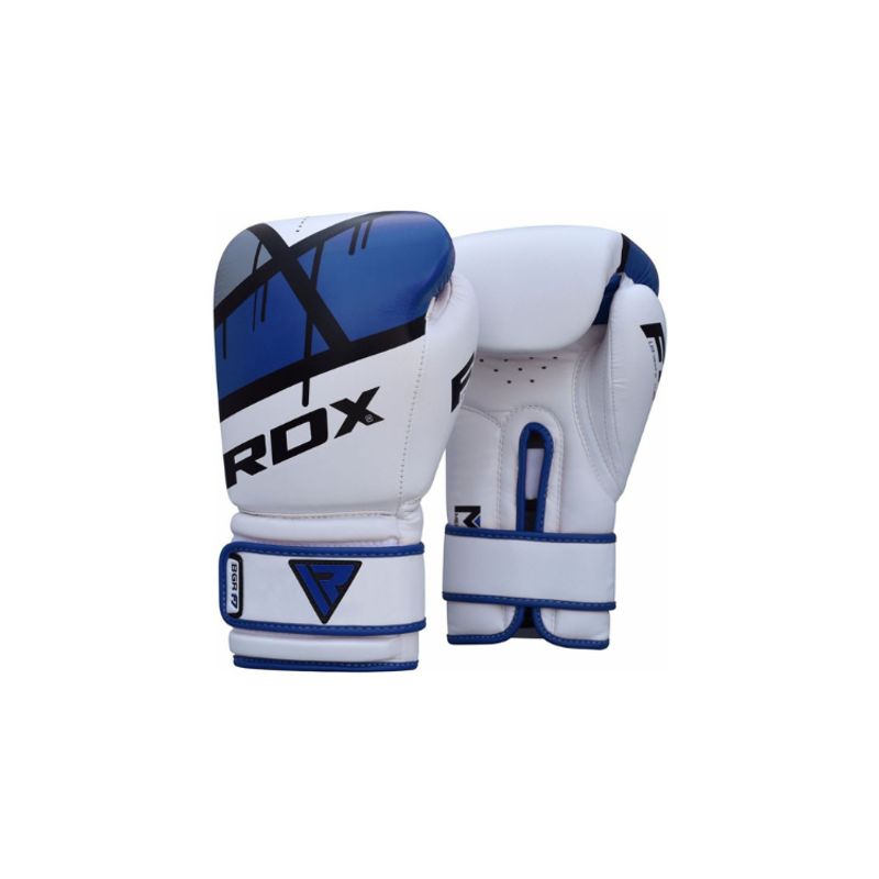 RDX - Guante Box Entrenamiento RDX F7 Blue 12 OZ