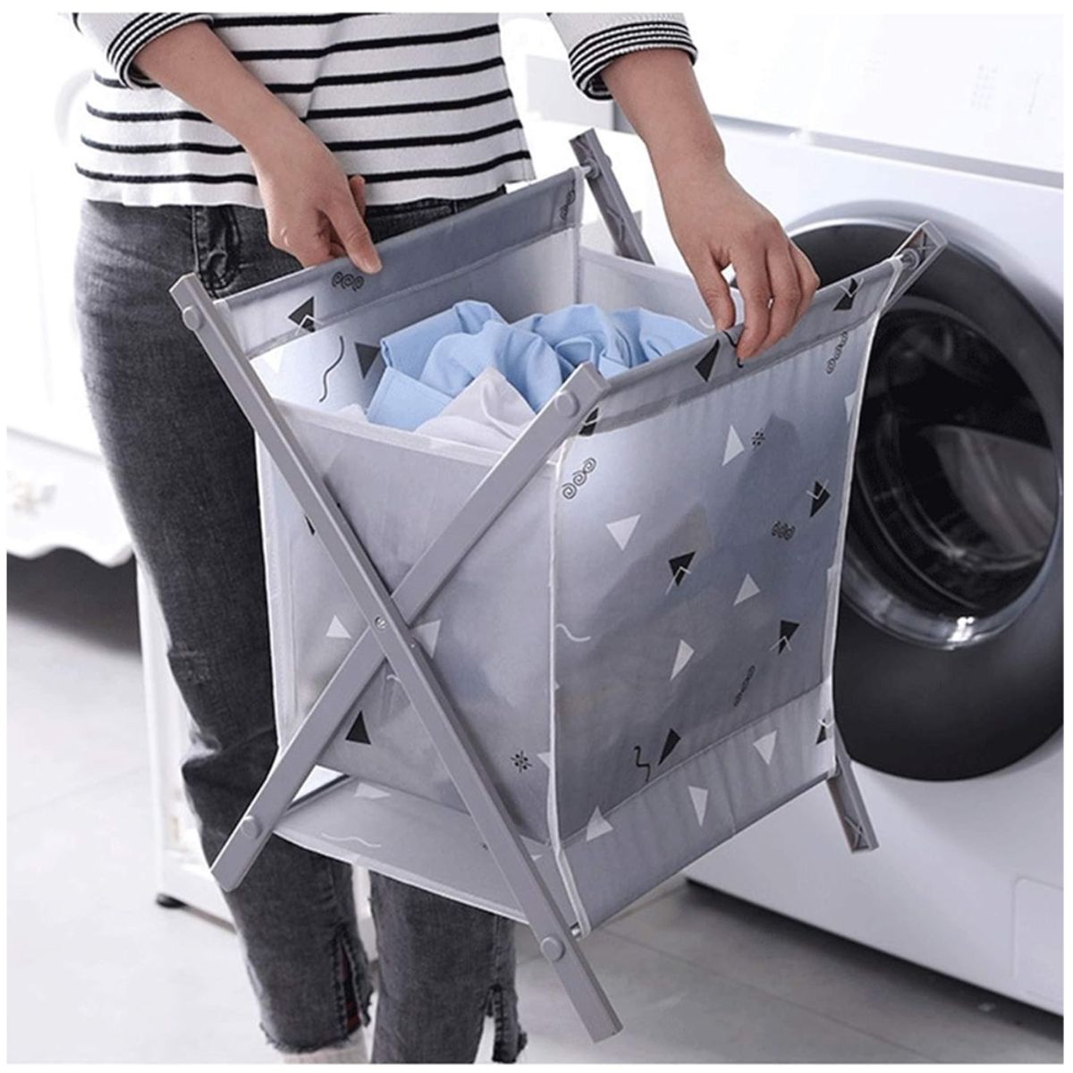 MINARI - Cesta Organizador de Ropa Para Lavandería GR CL10