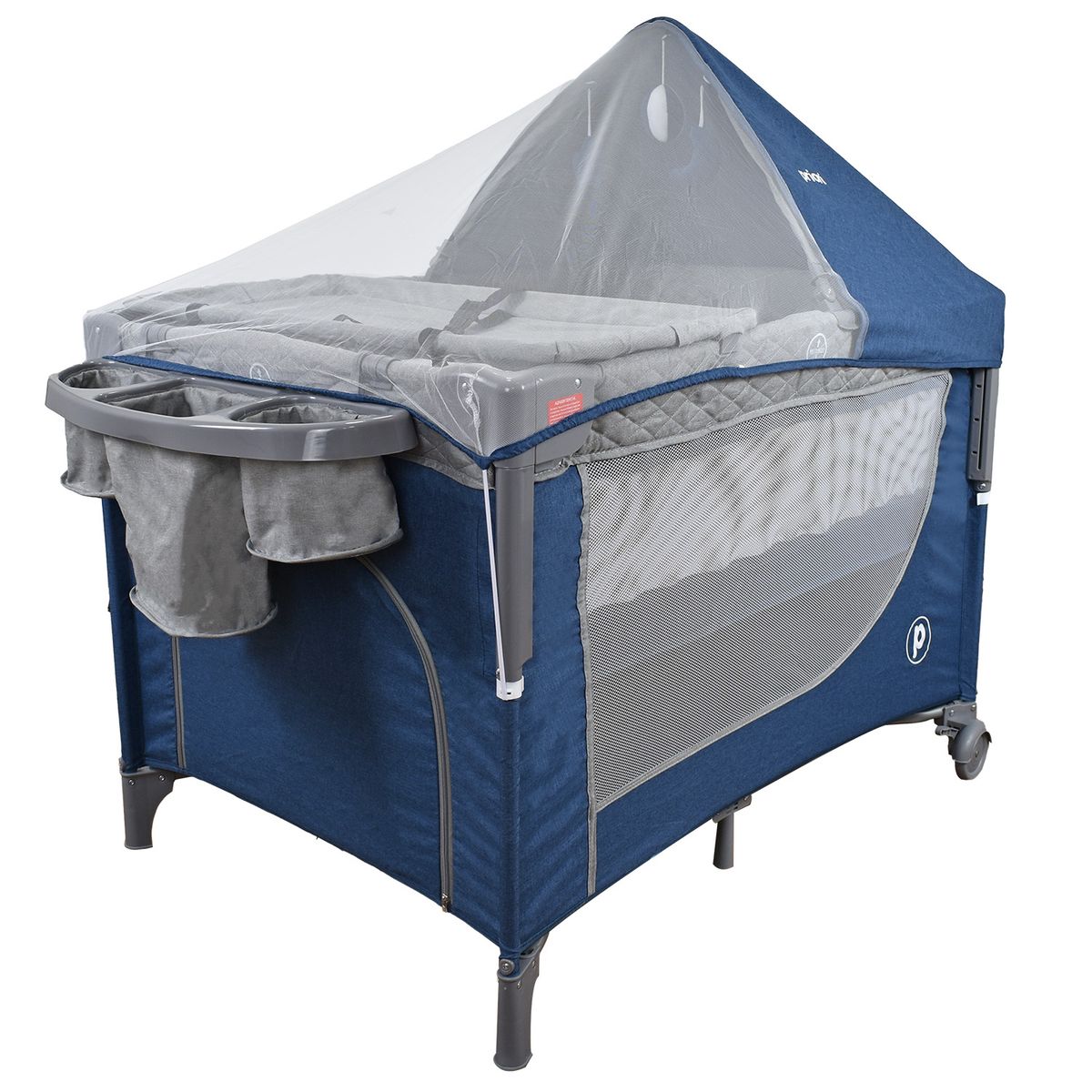 PRIORI - Cuna Corral Bebé Tipo Colecho Priori Pro-Max Azul