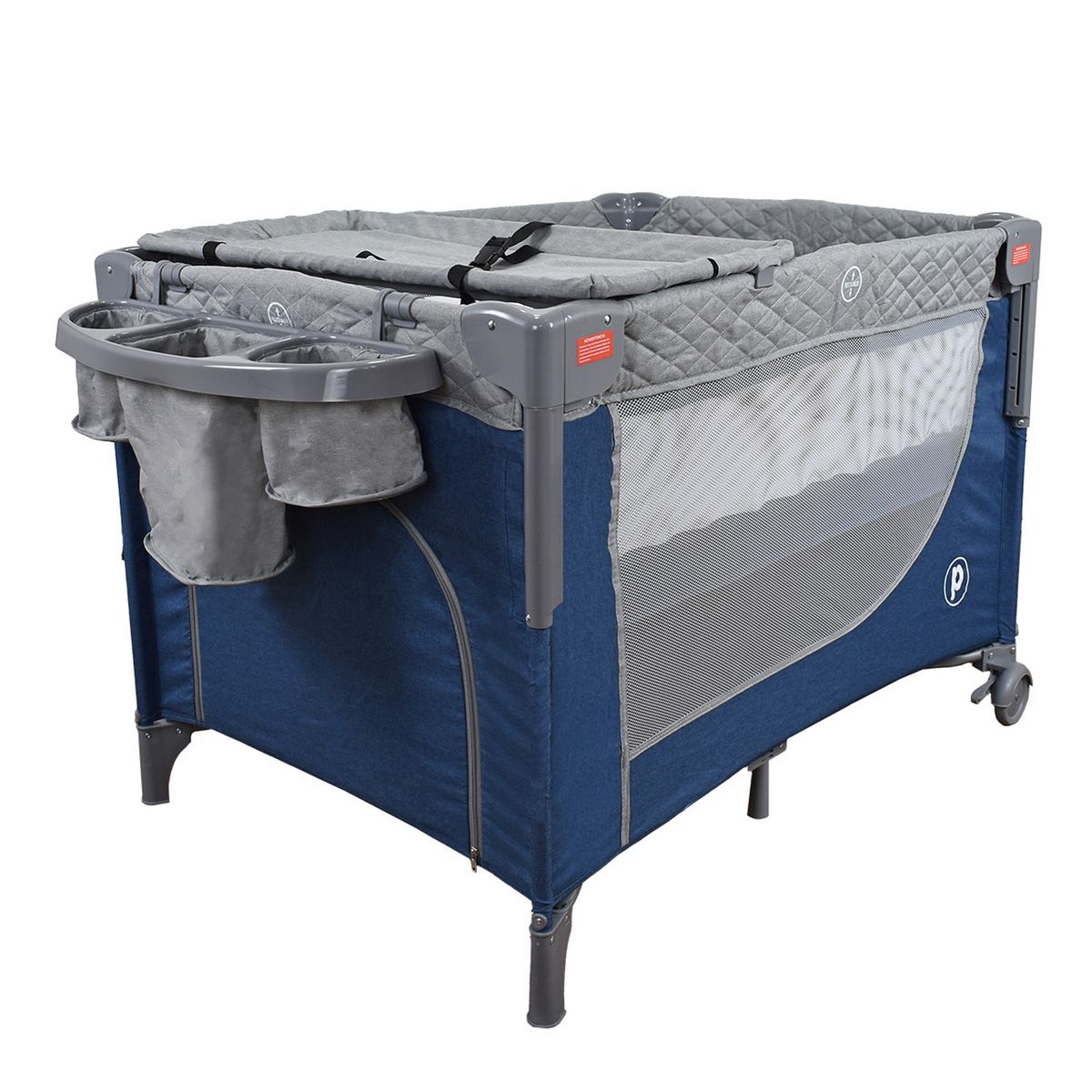 PRIORI - Cuna Corral Bebé Tipo Colecho Priori Pro-Max Azul