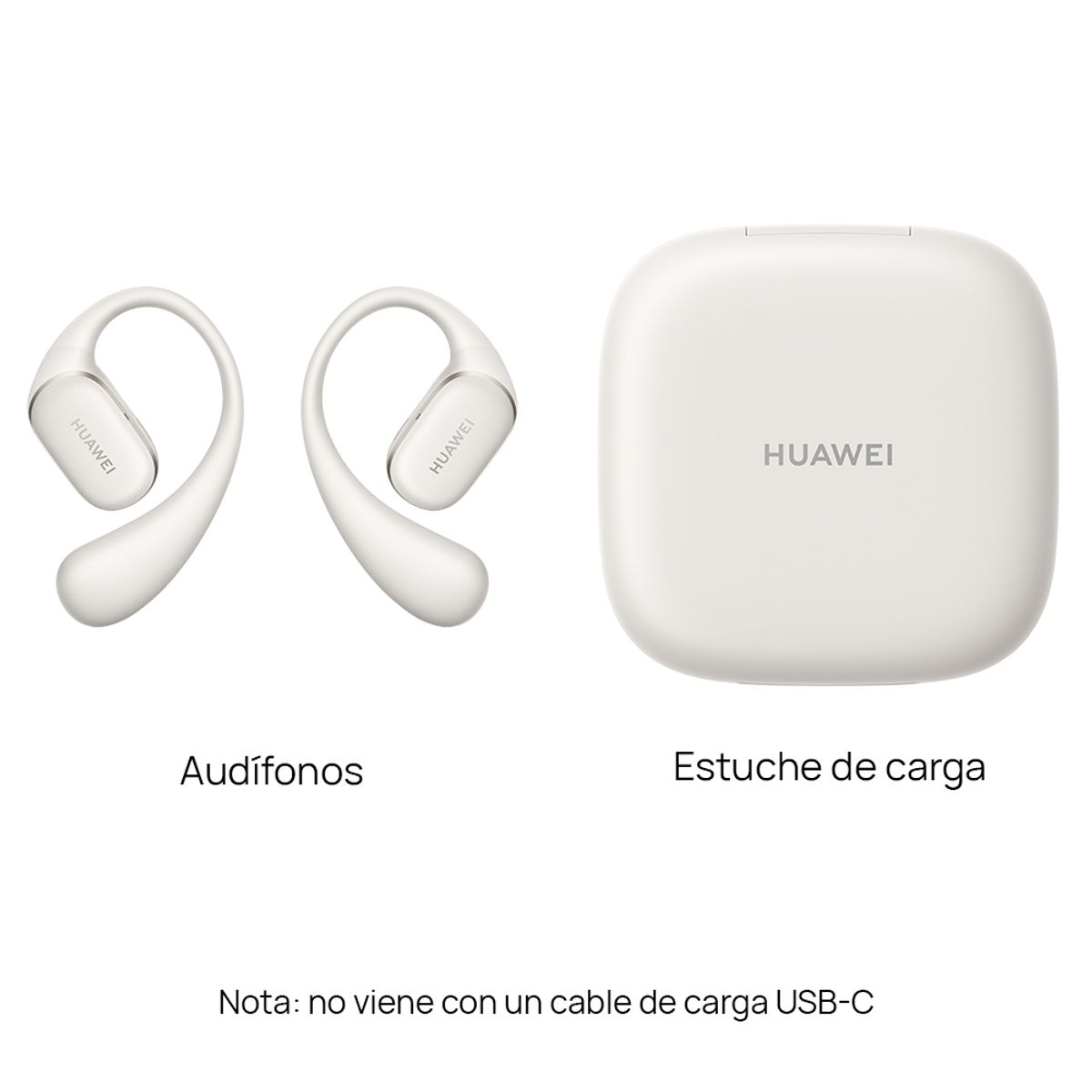 HUAWEI - HUAWEI FreeArc Openear Gris IP57 Hasta 28h