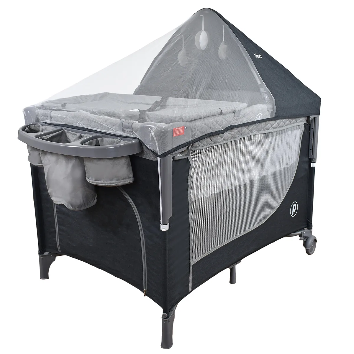 PRIORI - Cuna Corral Bebé Tipo Colecho Priori Pro-Max Negro