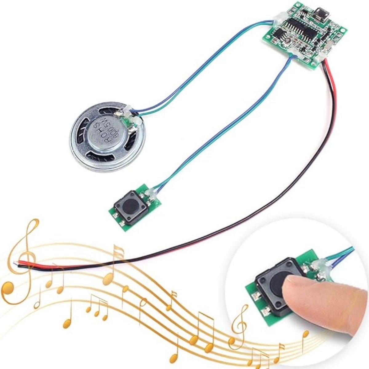 GENERICO - Módulo de control de sonido con botón programable