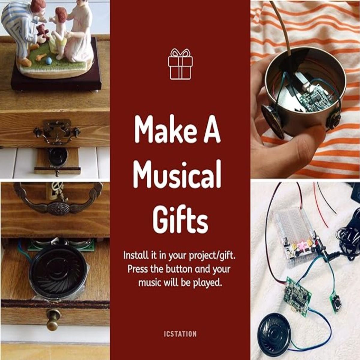 GENERICO - Módulo de control de sonido con botón programable