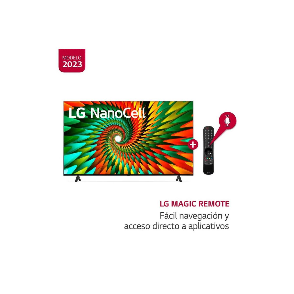 LG - Televisor 55 Lg Nanocell 4k Thinq Ai 55nano77sra 2023