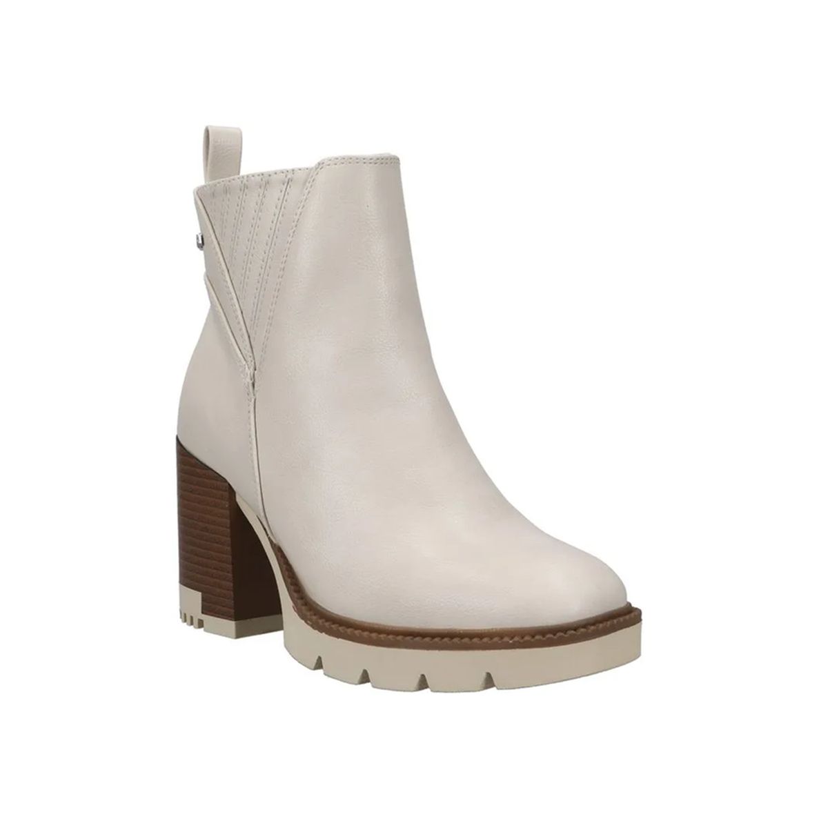 AZALEIA - Botin Azaleia Sabrina-002 Taco 7 Crema