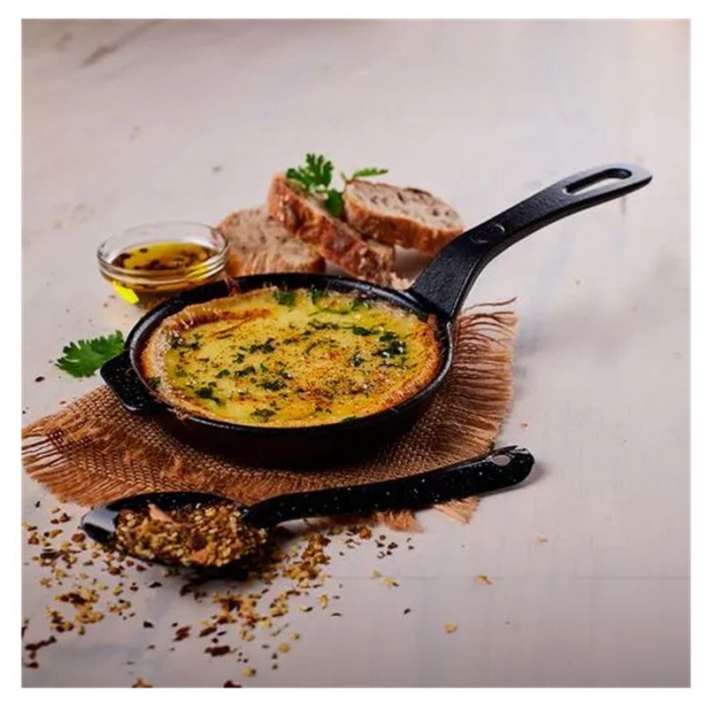 VICTORIA - SARTÉN VICTORIA MINI DE HIERRO FUNDIDO 12 CM DIAMETRO PRECURADA