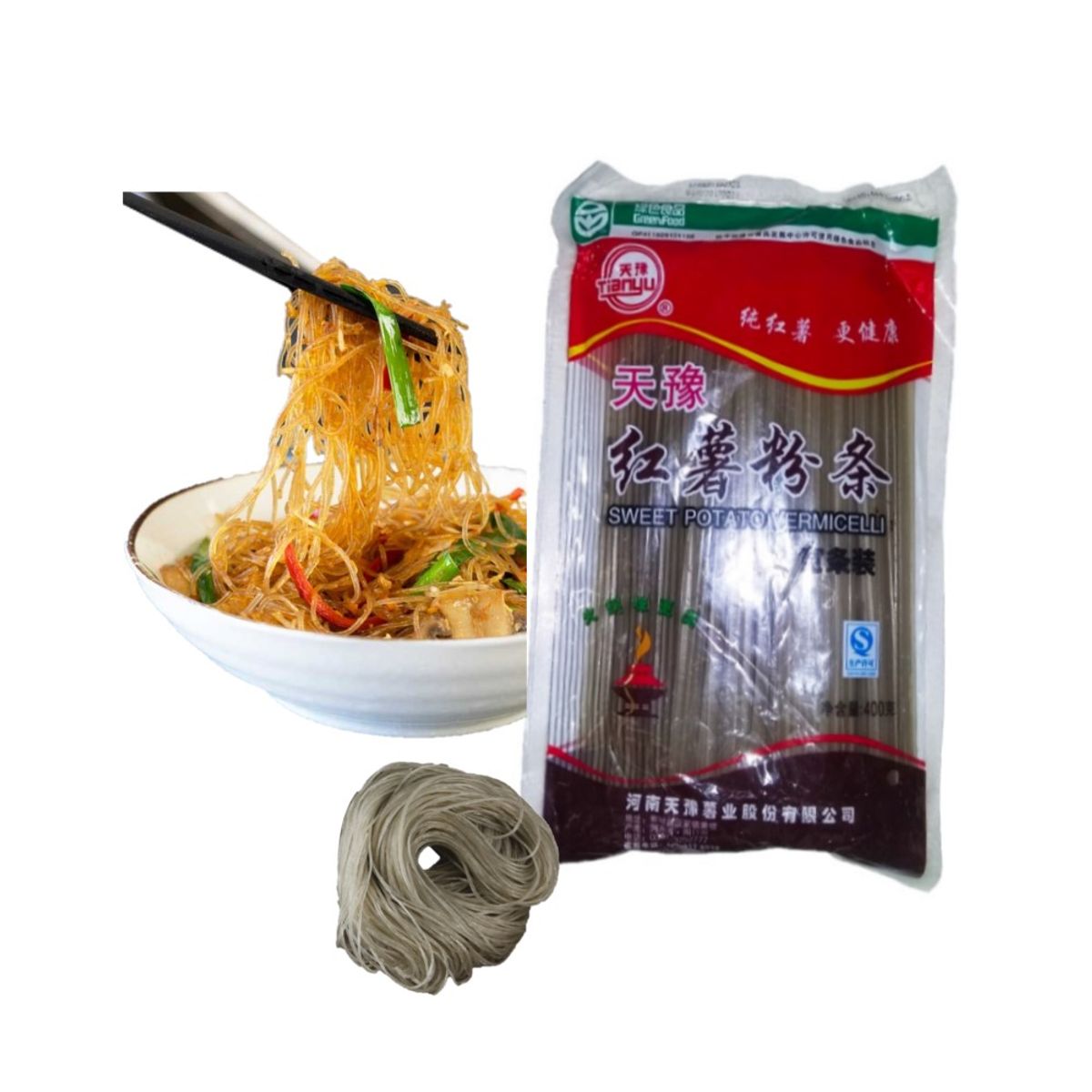 GENERICO - Fideos Fansi De Camote 400gr TianYu