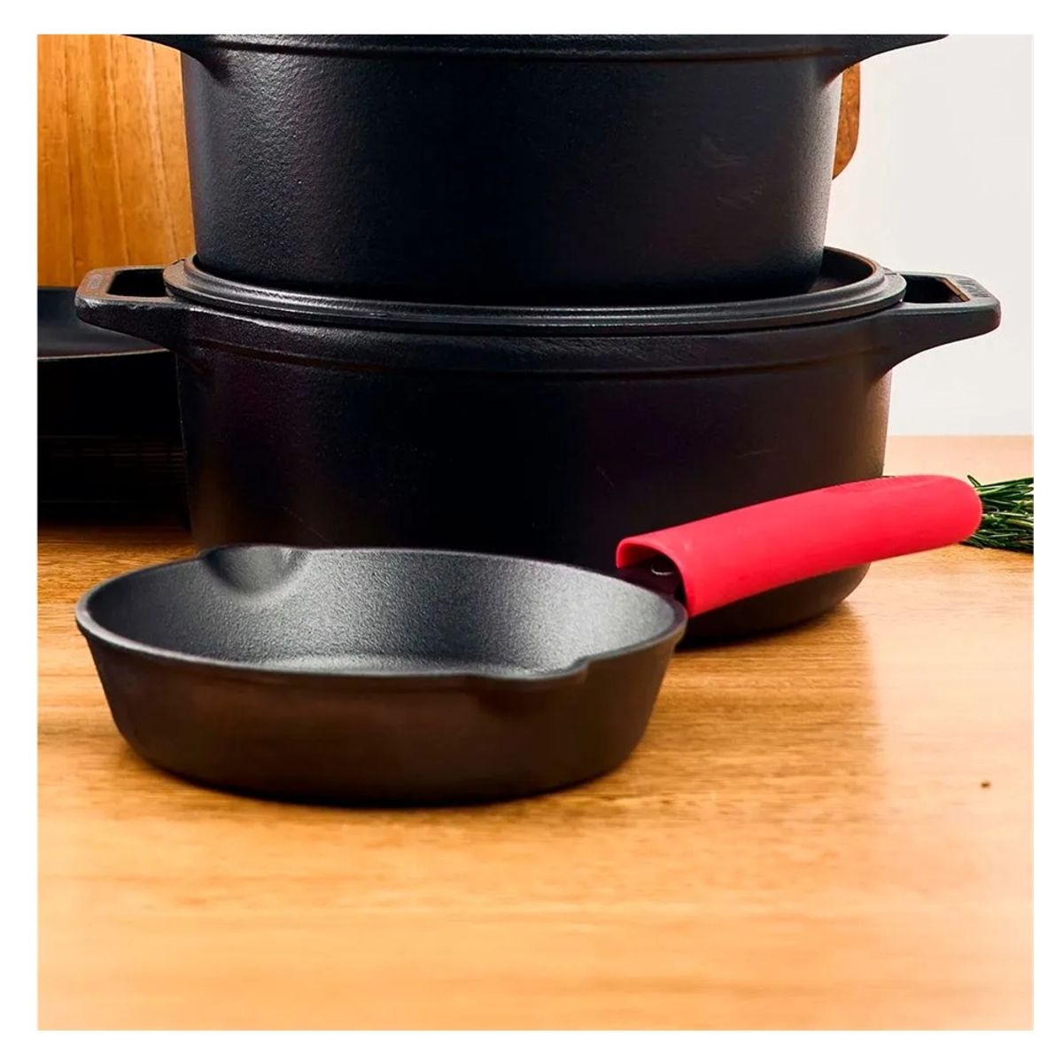 VICTORIA - MANGO DE SILICONA ROJO CHICO VICTORIA