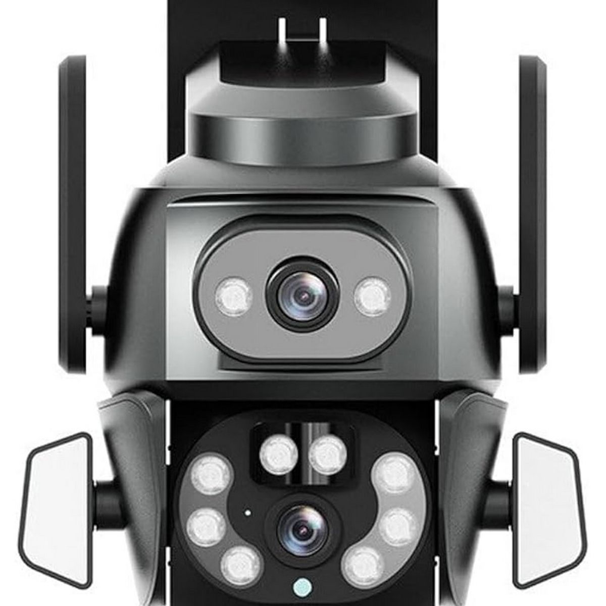 SEISA - Camara De Vigilancia PTZ - Wifi Exteriores - Doble Camara fullHD