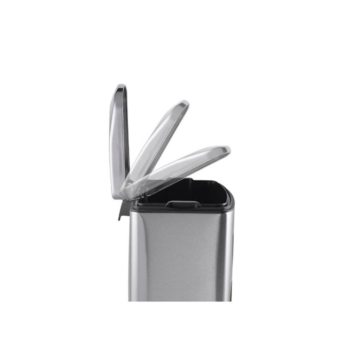 FACUSA - PAPELERA FACUSA DE ACERO INOXIDABLE DE 3 LT CON PEDAL