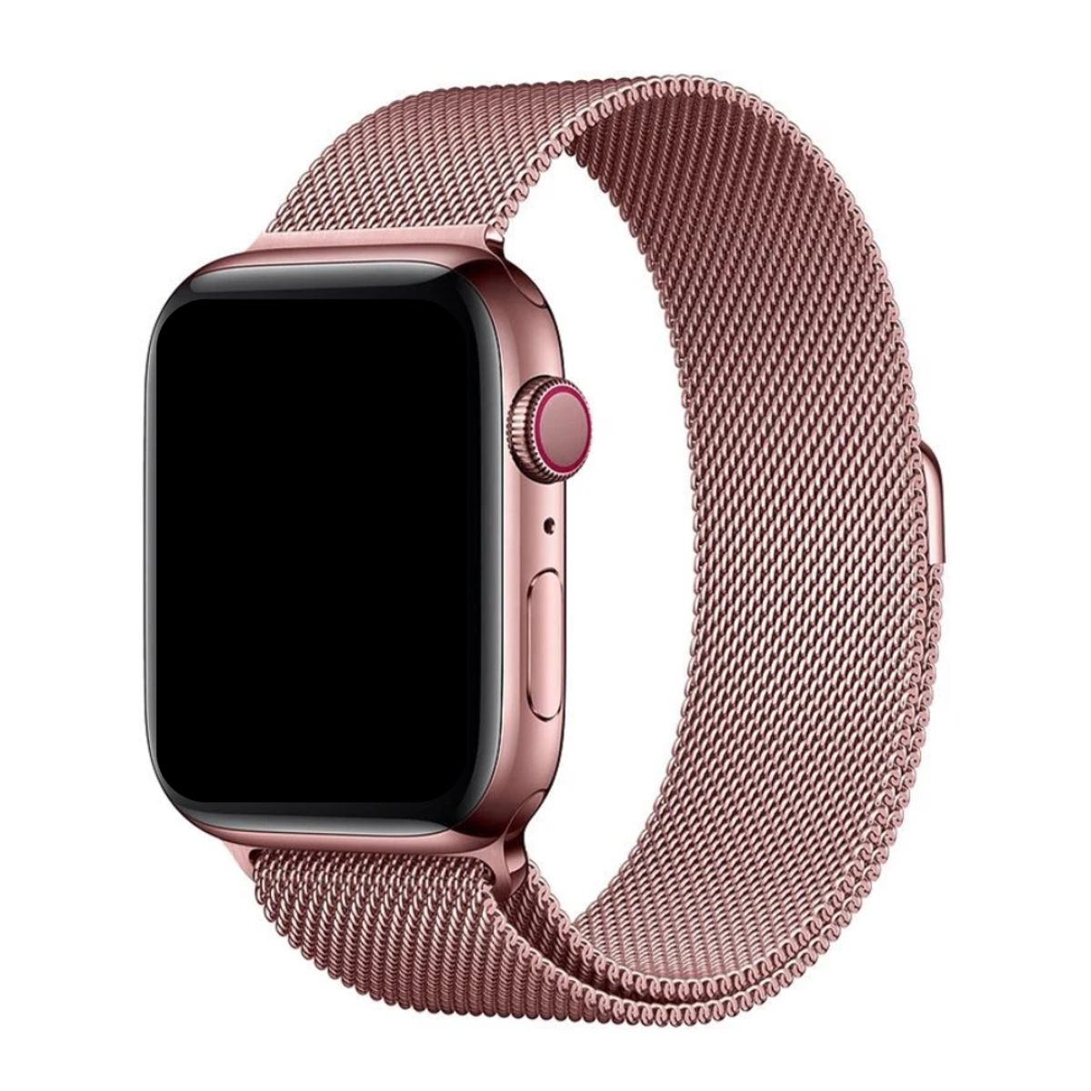 GENERICO - Correa para Apple Watch 42MM 44MM 45MM 49MM Imantada ROSAMETAL