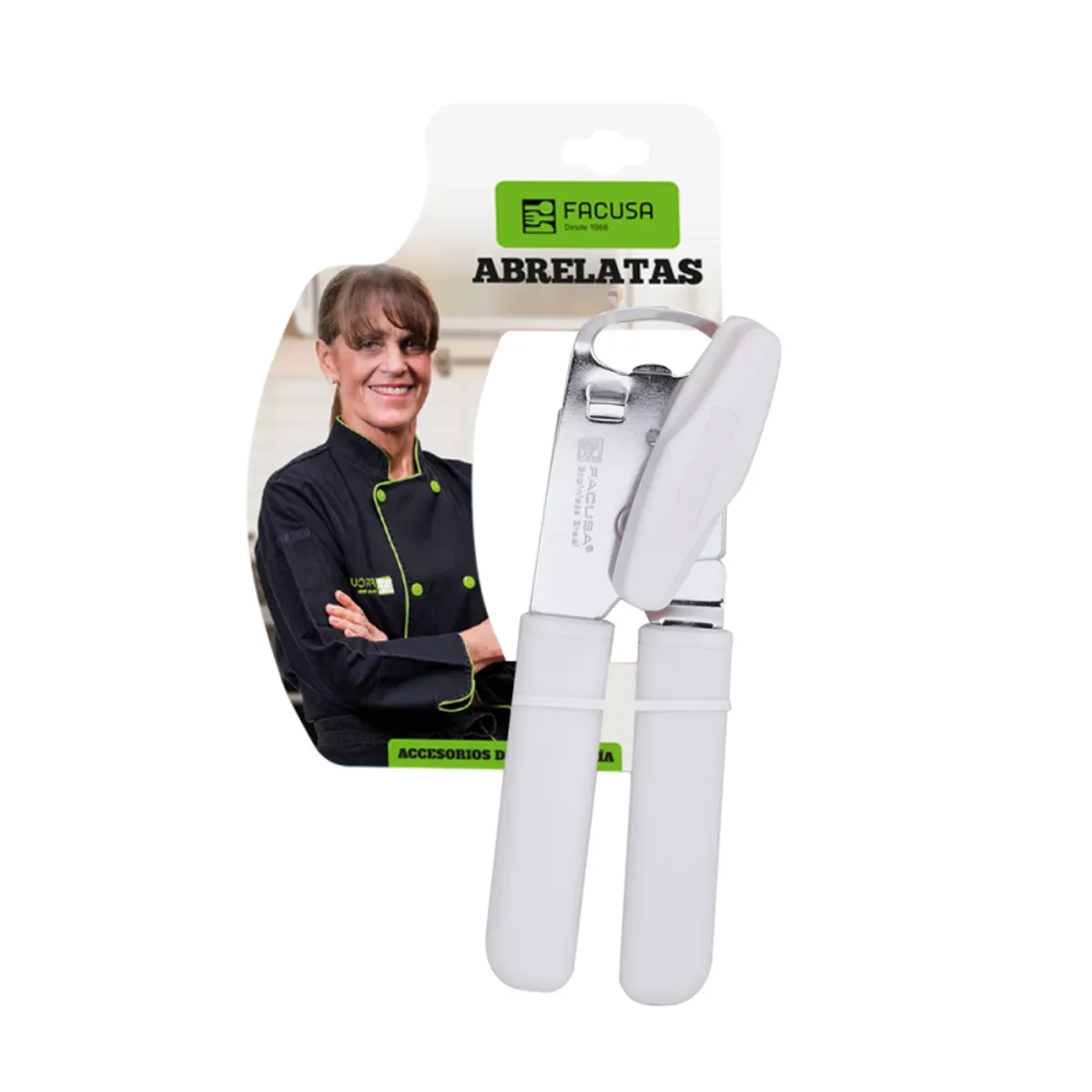 FACUSA - BLISTER ABRELATA DOMESTICO MANGO BLANCO