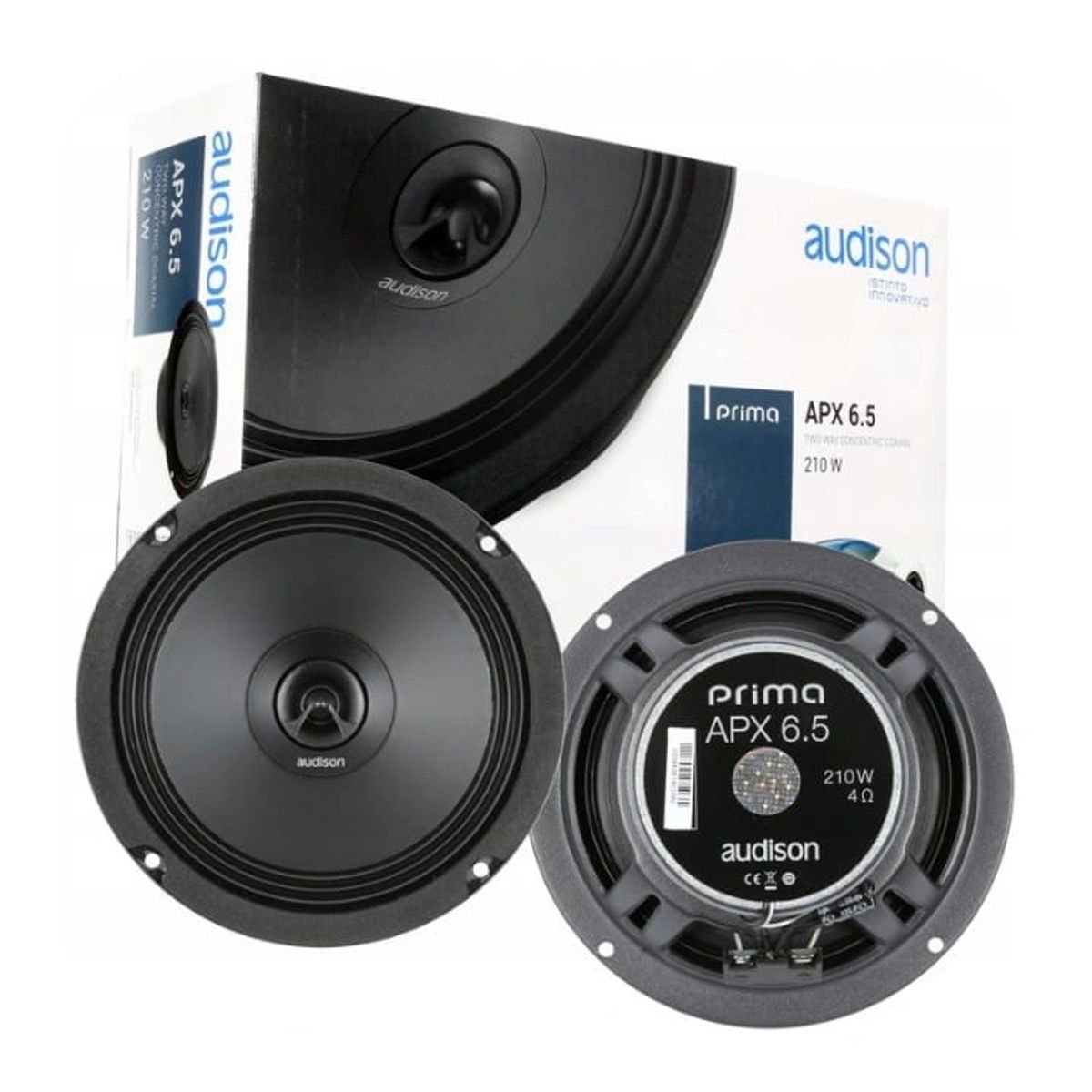 GENERICO - PARLANTES COAXIALES AUDISON PRIME 210W APX65