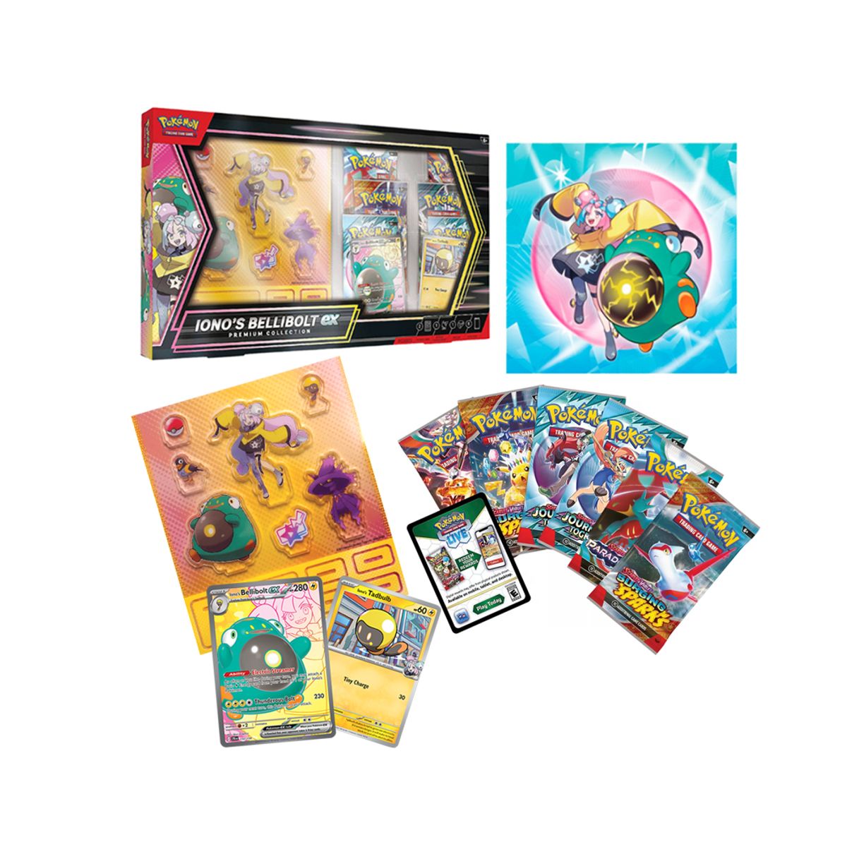 POKEMON - Pokemon TCG Ionos Bellibolt Ex Premium Collection - English