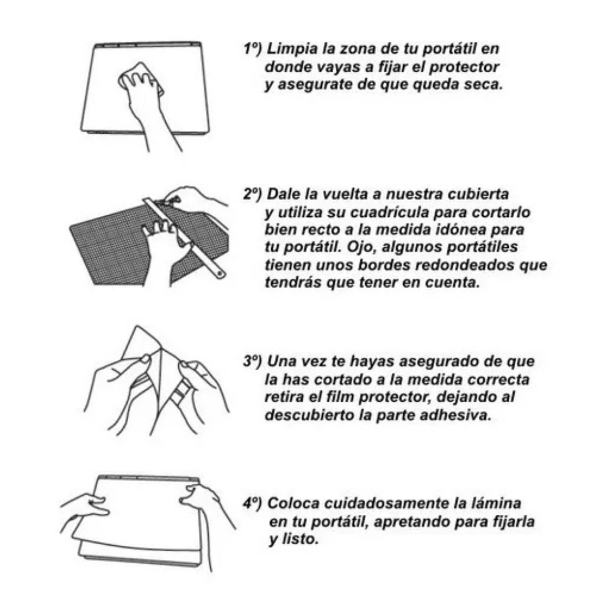 GENERICO - Skin Protectora para Laptop – Vinilo Premium Antirayaduras con Diseños Variados Hasta 16 pulgadas