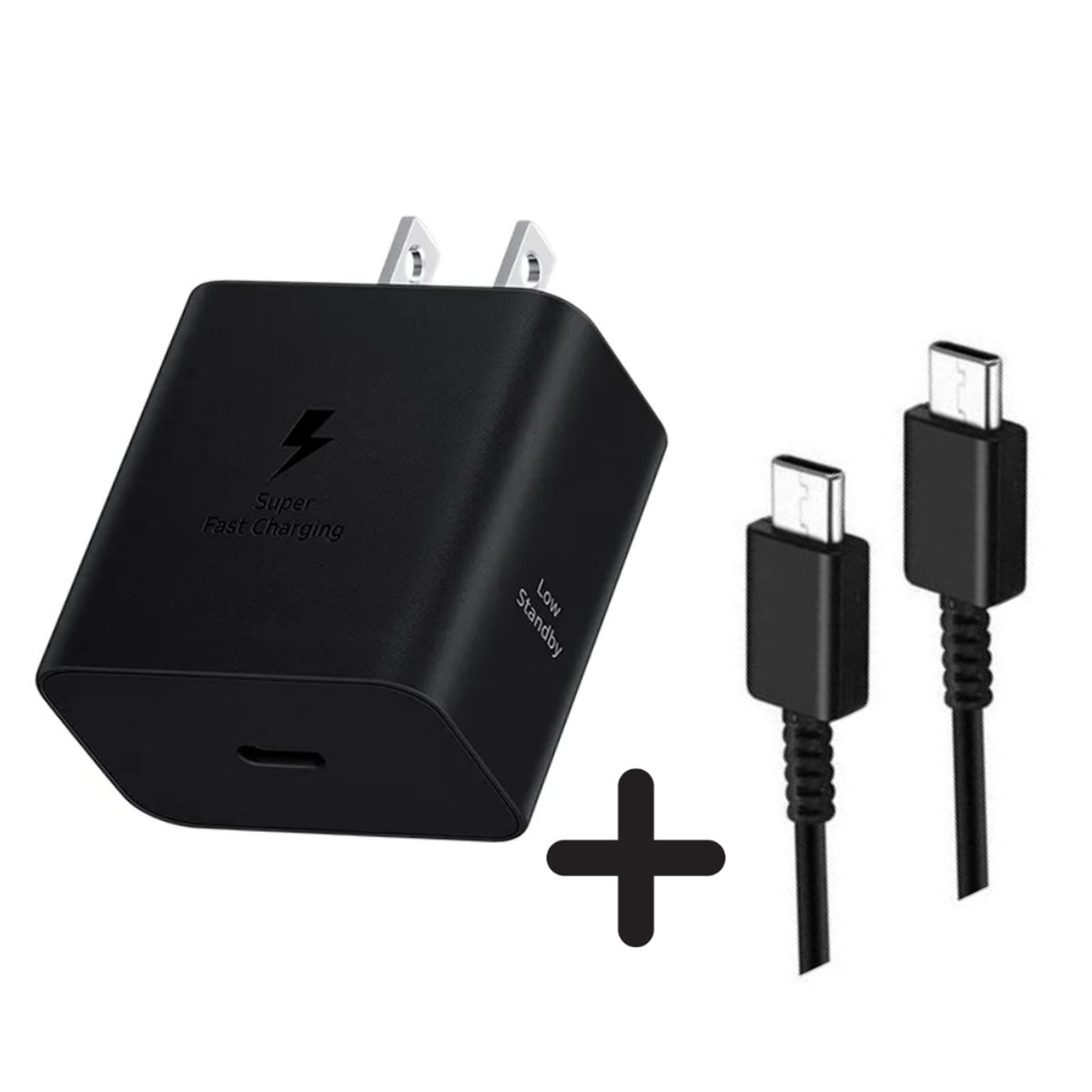 GENERICO - ADAPTADOR DE 45W  MAS CABLE COLOR NEGRO