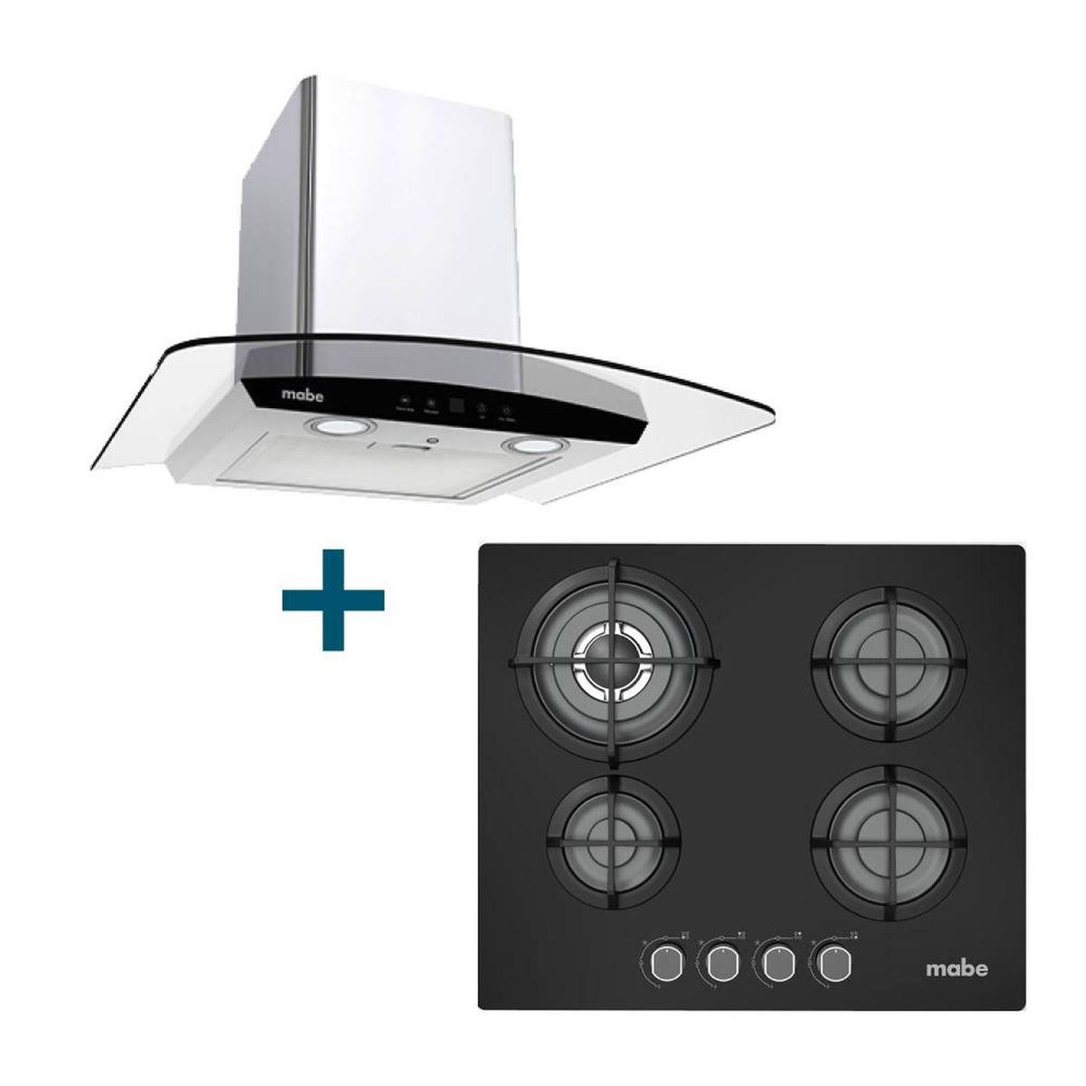 MABE - Combo Campana + Encimera 60 cm Mabe CM6018PIY0_PM6045GV0