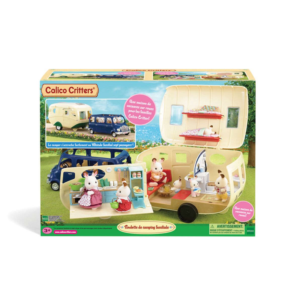SYLVANIAN FAMILIES - Sylvanian Calico Critters Camper Caravana Familiar
